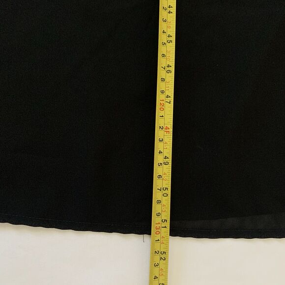 Flowy Maxi Dress Women S Black Sleeveless Sheer Boho Romantic Whimsygoth Fairy - Picture 7 of 8